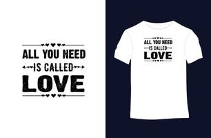 conception de t-shirt vecteur dicton et citation saint valentin