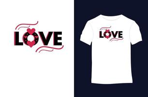 conception de t-shirt vecteur dicton et citation saint valentin