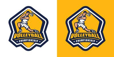 vecteur de logo de volley-ball