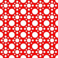 motif à pois rouges sans couture vecteur