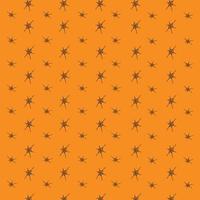 motif de fond halloween sans couture avec citrouille jack o lantern crâne chauve-souris fantôme citrouille os bonbons araignée couleur orange et jaune vecteur