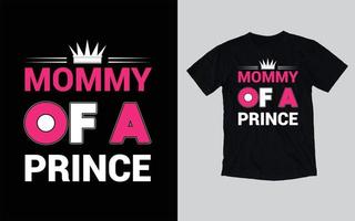 conception de t-shirt maman amour fête des mères vecteur