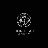 image vectorielle de lion logo icône vecteur