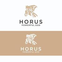 image vectorielle d'horus logo icône vecteur