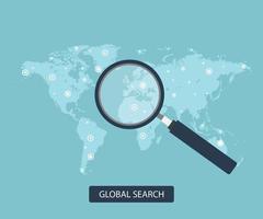 concept de recherche globale vecteur