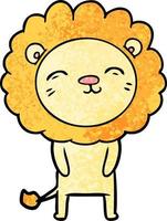 personnage de dessin animé lion vecteur