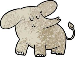 personnage de dessin animé éléphant vecteur