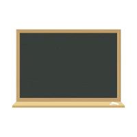 tableau noir scolaire avec cadre en bois