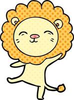 personnage de dessin animé lion vecteur