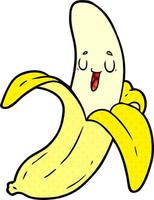 personnage de dessin animé banane vecteur