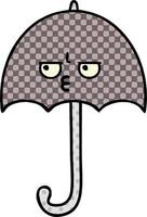 personnage de parapluie agacé vecteur