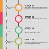 mise en page pour une infographie vecteur