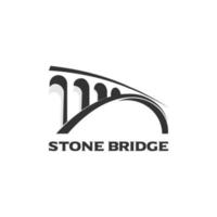 conception de logo de vieux pont inspiration de conception de vecteur créatif pour toute entreprise