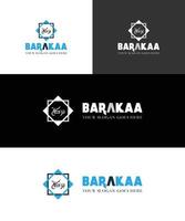 logo arabe barakah vecteur