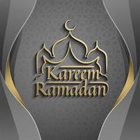 vecteur de ramadan kareem. fond de ramadan eid mubarak. conception de la lanterne du ramadan. vecteur de motif islamique eps 10.