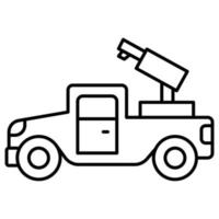 camion de l'armée qui peut facilement modifier ou éditer vecteur