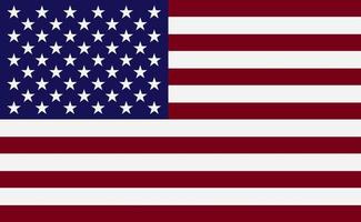 drapeau de l'amérique, états-unis. symbole du jour de l'indépendance, match de football souvenir, langue des boutons, icône. vecteur