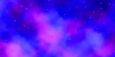 disposition de vecteur violet clair avec des étoiles brillantes.