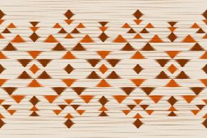 tapis ethnique ikat art. motif géométrique sans soudure en tribal. façon mexicaine. vecteur