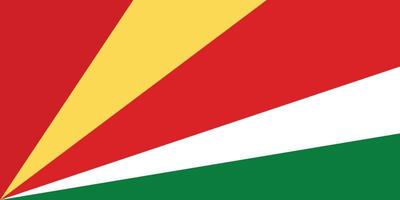 drapeau national des seychelles vecteur