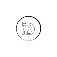 chat animal illustration vecteur conception animal de compagnie