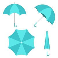 parapluie isolé sur fond vecteur