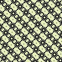 design plat simple motif floral noir. bien utiliser comme wallpaper.eps vecteur