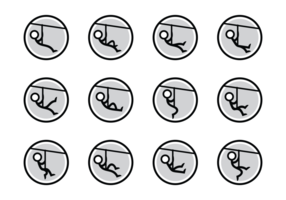 Icônes vectorielles de tiroir vecteur