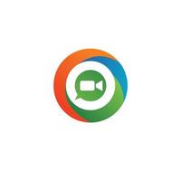 chat vidéo internet technologie logo signe symbole icône vecteur