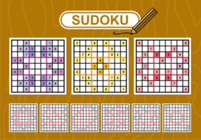 Ensemble de vecteur Sudoku