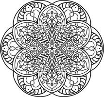 vecteur de style mandala décoratif