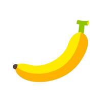 joli clipart de banane sur la version dessin animé vecteur