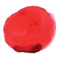 tache aquarelle abstraite rouge vif décorative vecteur