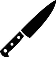 illustration de conception d'icône de vecteur de couteau