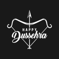 conception de t-shirt dussehra day vecteur