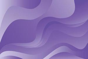 fond d'écran ondulé lisse dégradé violet. abstrait de vague de mouvement créatif. texture dynamique de couleurs abstraites vecteur