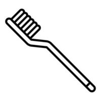 style d'icône de brosse à dents vecteur