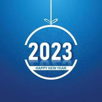 2023 joyeux noël et bonne année fond de carte vecteur