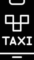 illustration de conception d'icône de vecteur de taxi