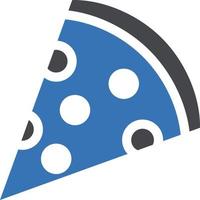 illustration vectorielle de pizza sur fond.symboles de qualité premium.icônes vectorielles pour le concept et la conception graphique. vecteur