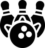 illustration vectorielle de bowling sur fond.symboles de qualité premium.icônes vectorielles pour le concept et la conception graphique. vecteur