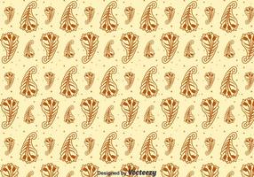 Marron Cachemire Seamless Pattern vecteur