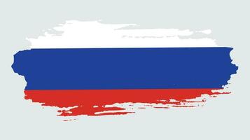 nouveau drapeau abstrait coloré de la russie vecteur