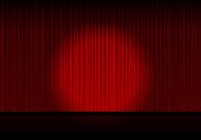 rideau rouge rideaux de scène d'opéra, de cinéma ou de théâtre vecteur