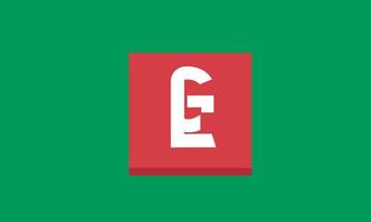 alphabet lettres initiales monogramme logo gl, lg, g et l vecteur