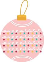 décorations de Noël. guirlandes, drapeaux, étiquettes, bulles, rubans et autocollants. collection d'icônes décoratives de joyeux noël. vecteur