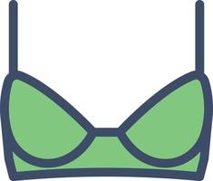 illustration vectorielle de soutien-gorge sur fond.symboles de qualité premium.icônes vectorielles pour le concept et la conception graphique. vecteur