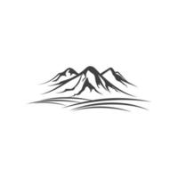 logo d & # 39; icône de montagne vecteur