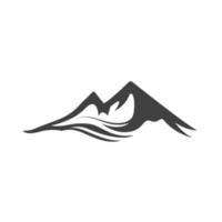 logo d & # 39; icône de montagne vecteur