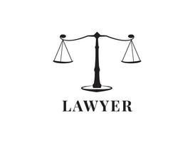 logo de juge avocat avocat vecteur